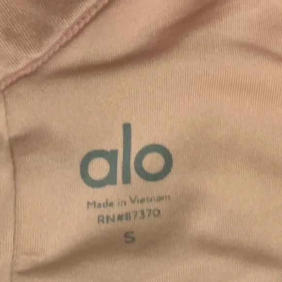 Alo Yoga Sunny Strappy Sports Bra in Light Pink Women's Small - Picture 5 of 6
